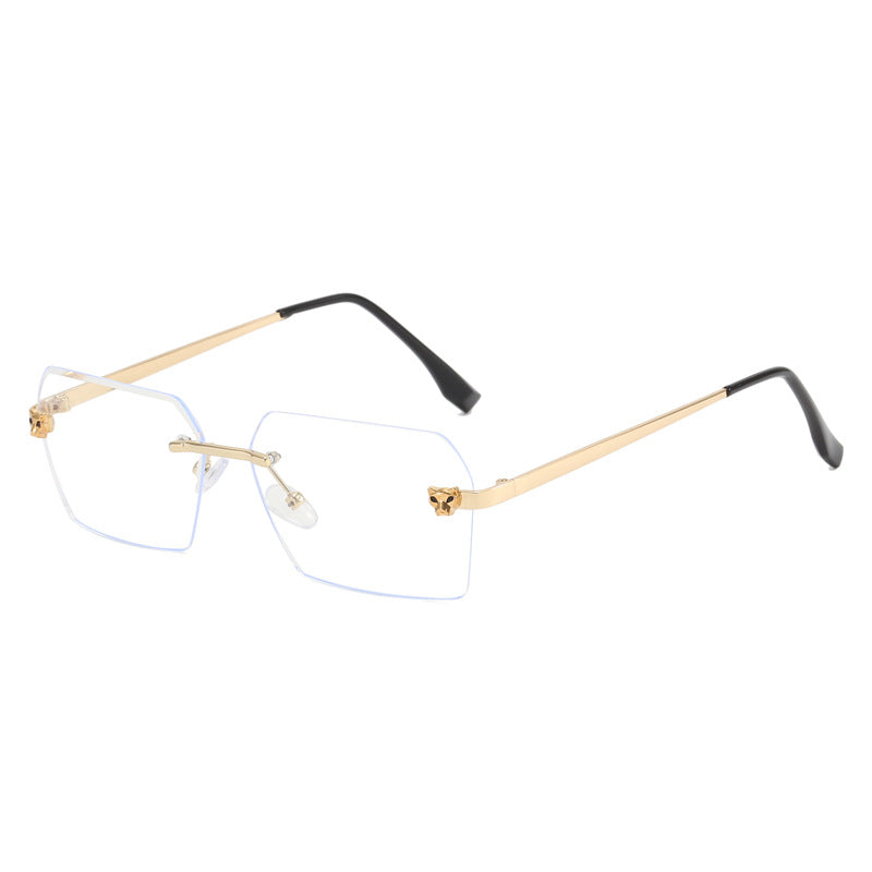 Damen modische quadratische Sonnenbrille mit elegantem Metallrahmen Brehn