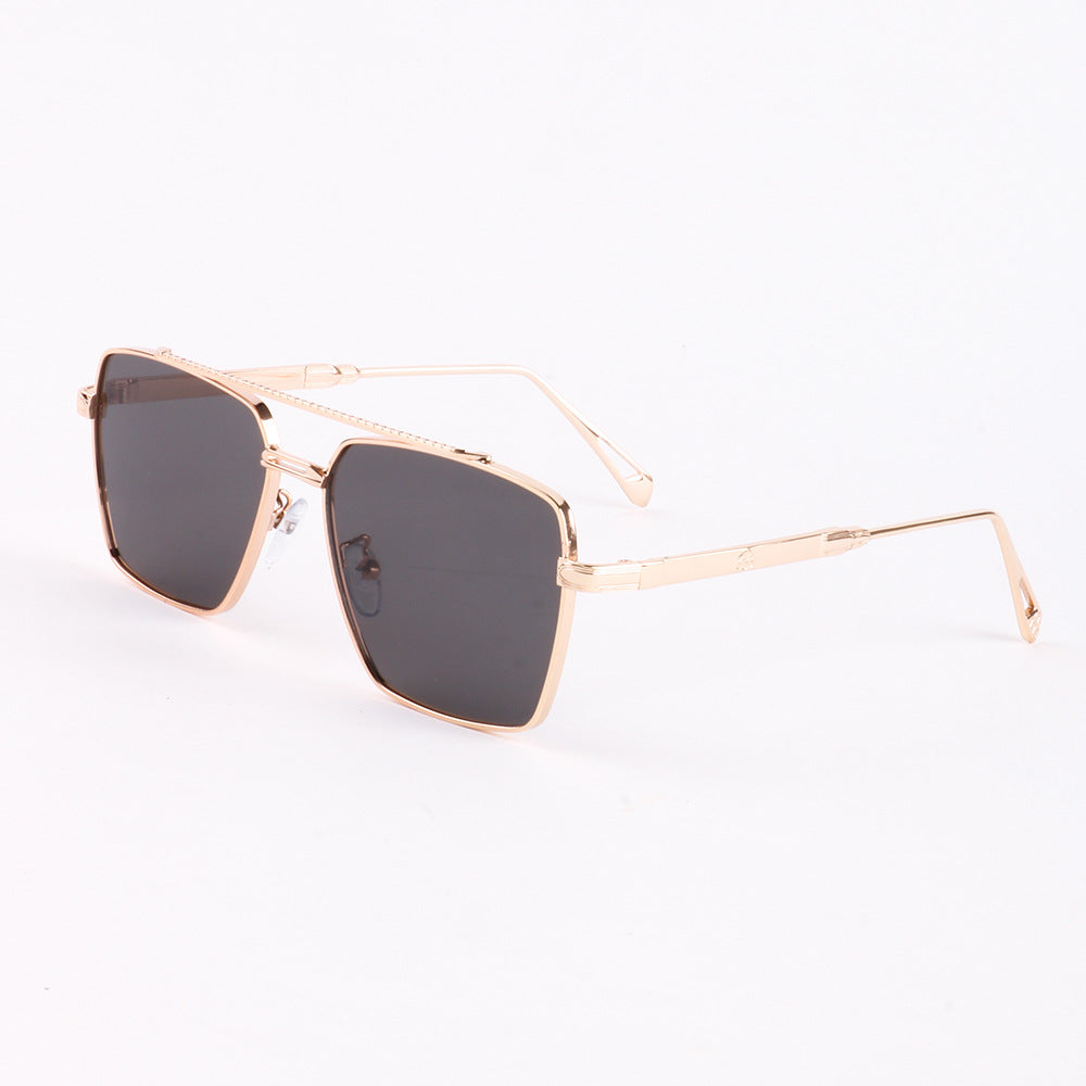 Damen oversized Sonnenbrille mit elegantem Metallrahmen Brehn