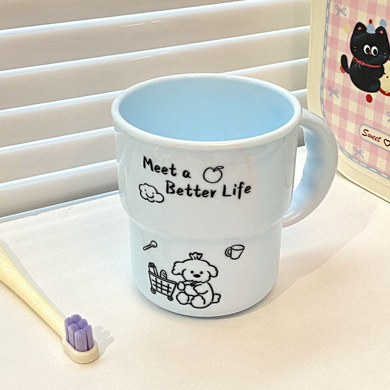 Keramiktasse mit Niedlichem Tiermotiv Brehn