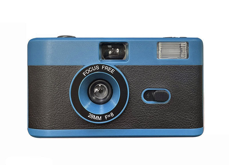 Wiederverwendbare 35-mm-Filmkamera mit Blitz Brehn