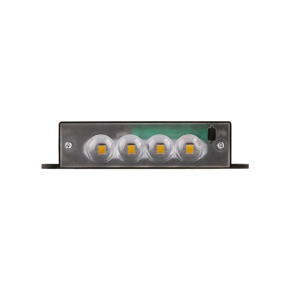 Kompakte Solar-Motion-Sensor-LED-Wandlampe für Außenstufen und Zäune Brehn