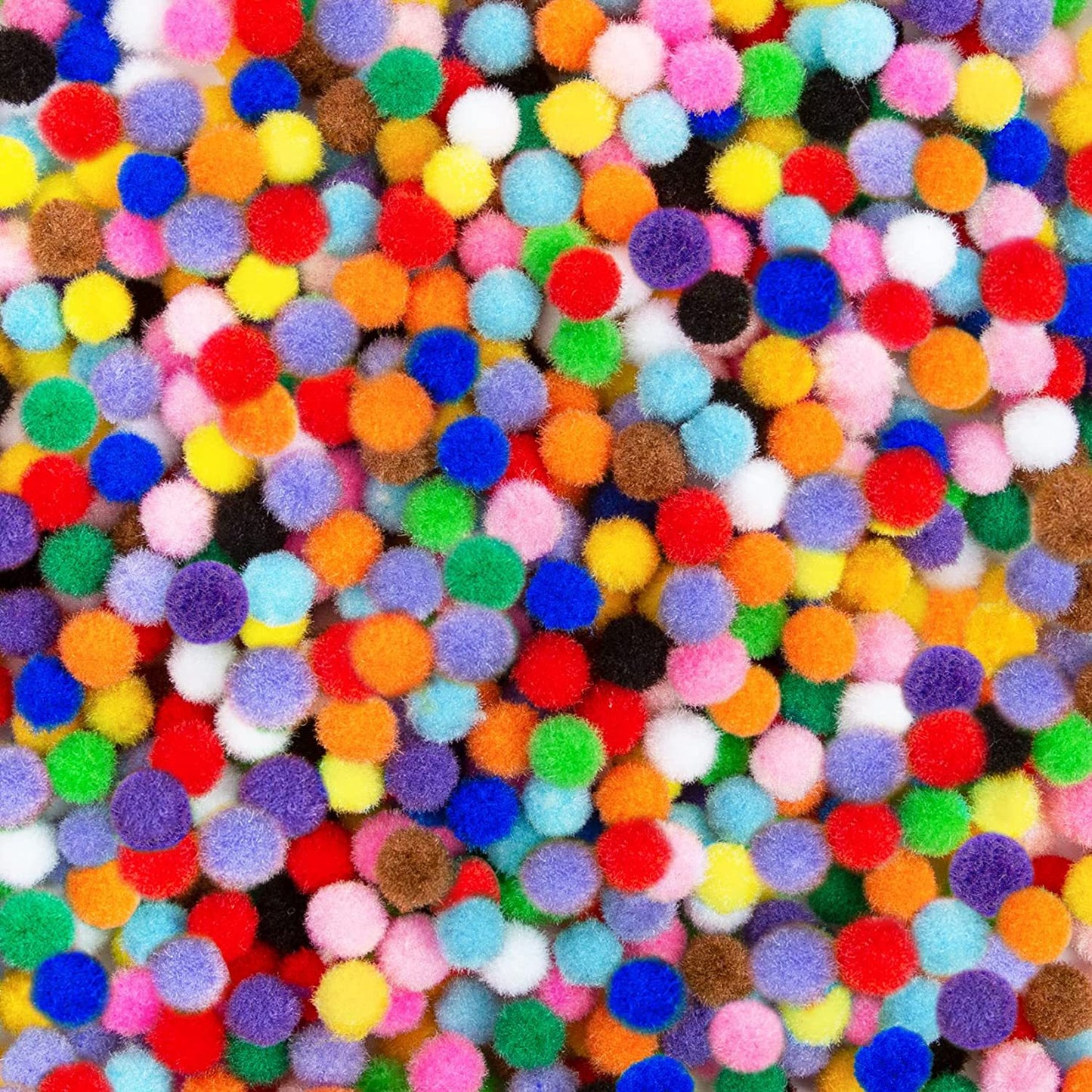 Unisex farbenfrohe Bastelpompons Brehn