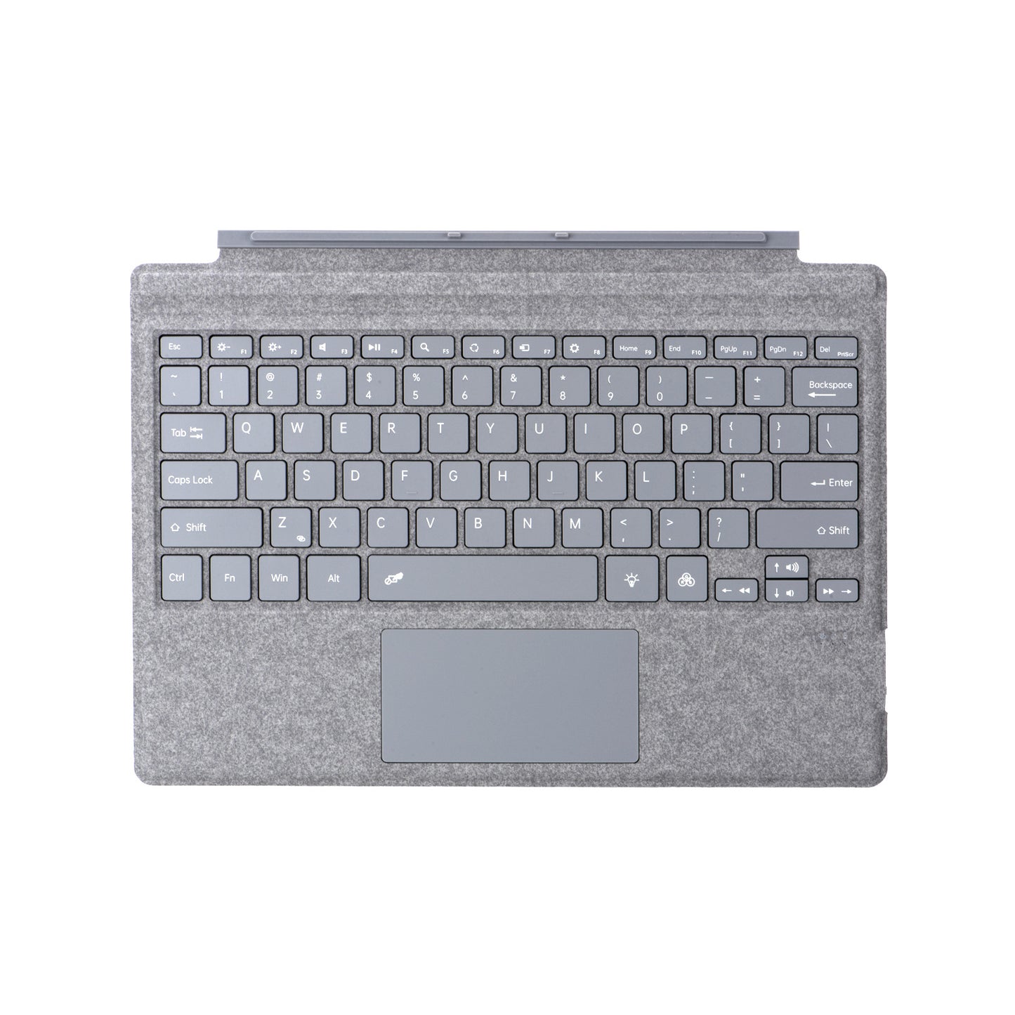 Ergonomische drahtlose Touch-Tastatur mit verbesserter Präzision Brehn