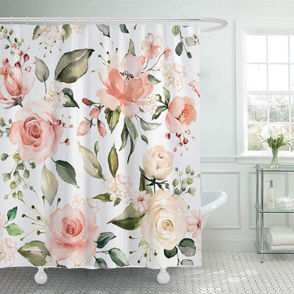 Blumenmuster Duschvorhang Brehn