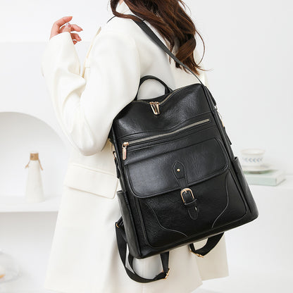 Vielseitiger Leder-Rucksack Brehn