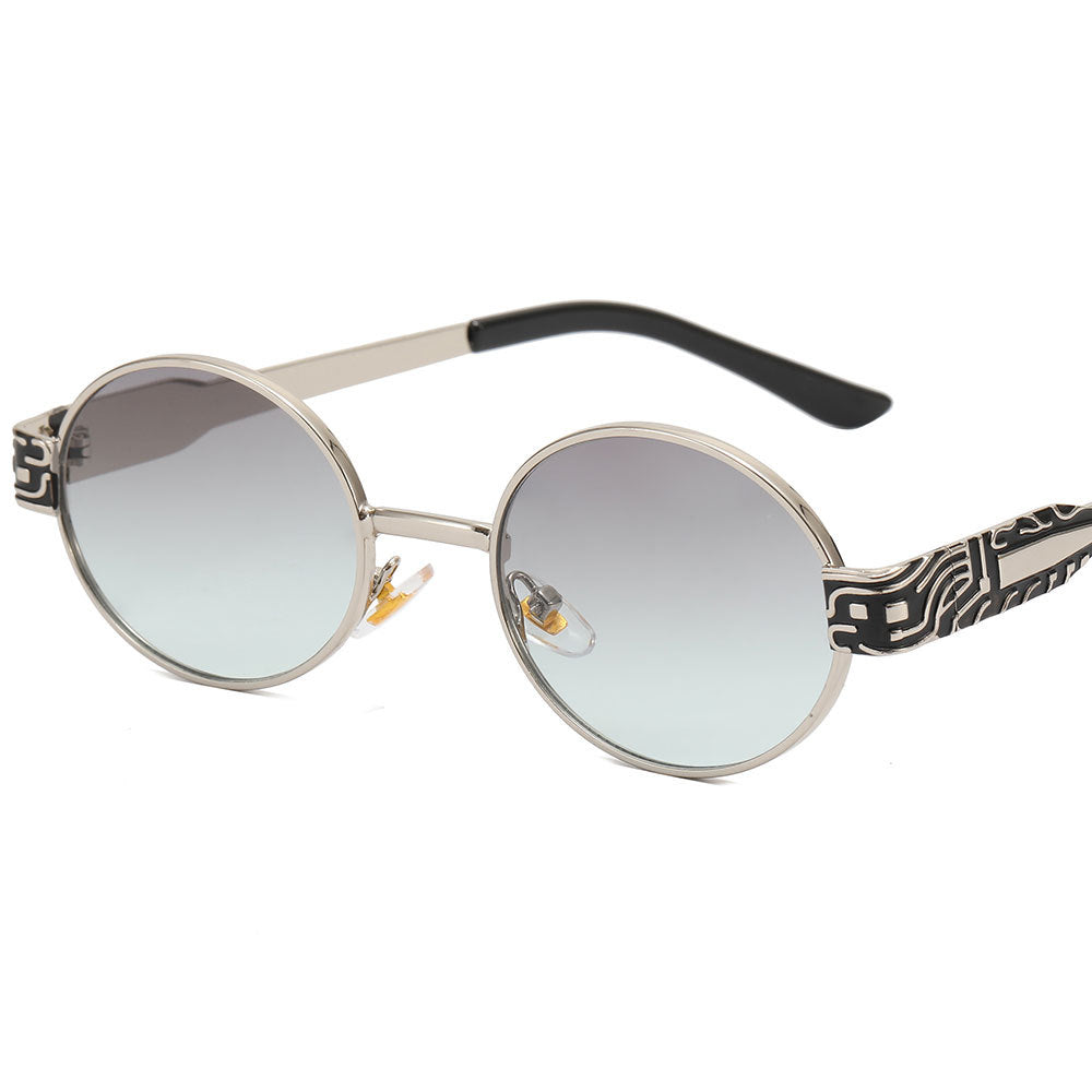 Damen stylische Sonnenbrille mit einzigartigen Verzierungen Brehn