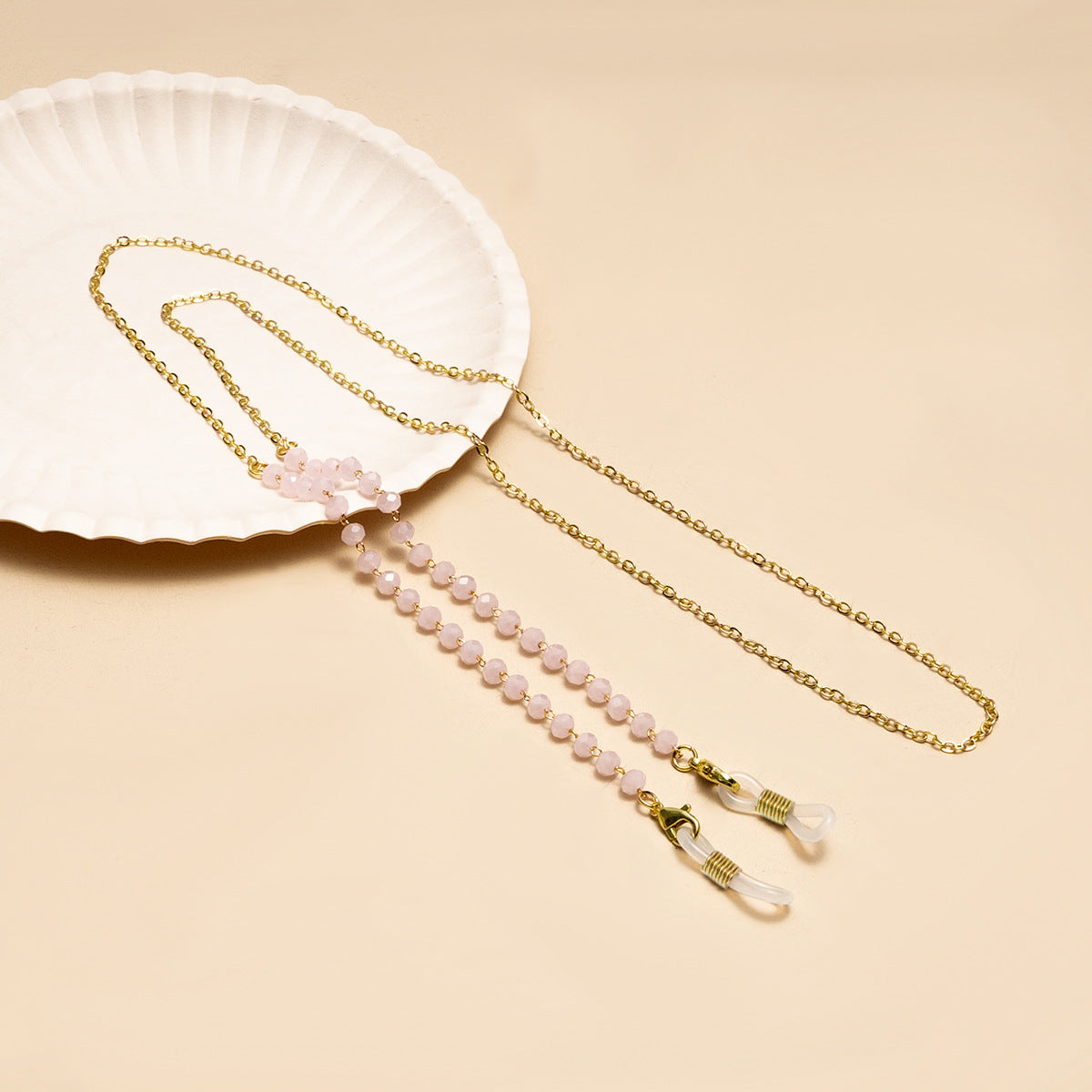 Dekorative Stein-akzentuierte Brillen Kette Brehn