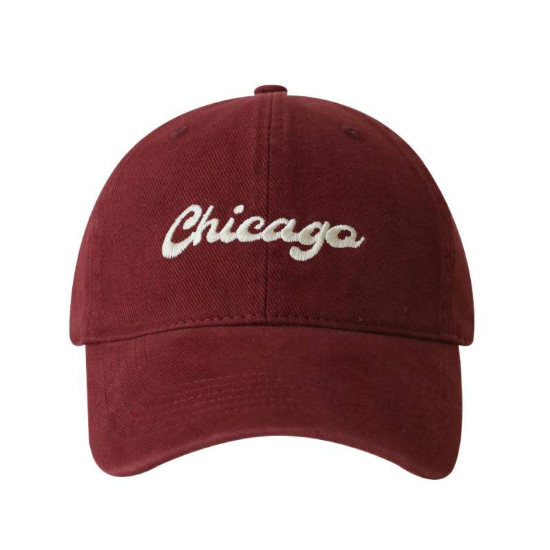 Damen Baumwoll bestickte Logo Baseballcap Brehn