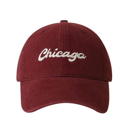 Damen Baumwoll bestickte Logo Baseballcap Brehn