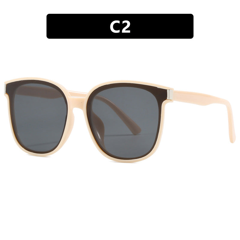Damen modische Sonnenbrille mit hochwertigem, transparentem Kunststoffrahmen Brehn