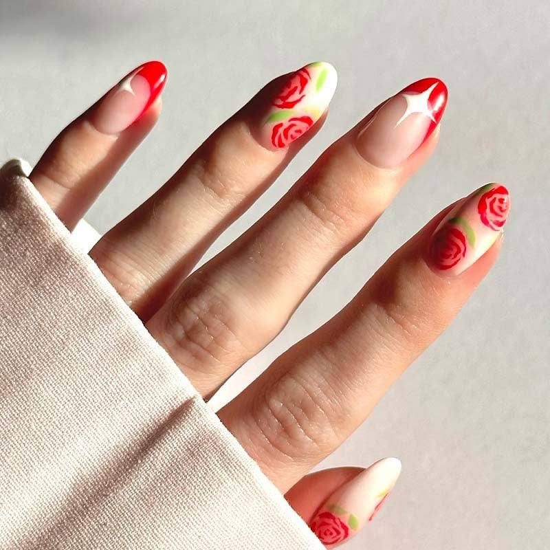 Dekorative Nagelkunst