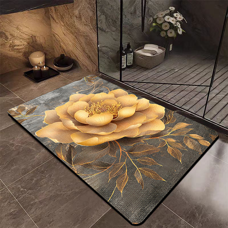 Elegant Floral Design Bereich Matte
