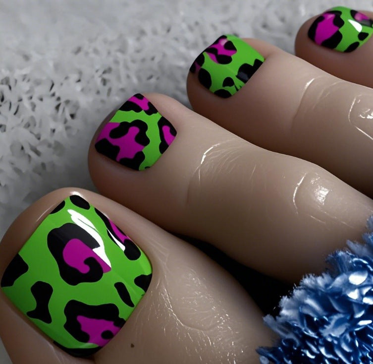 Trendige Leopardenprint Nagelkunst Brehn