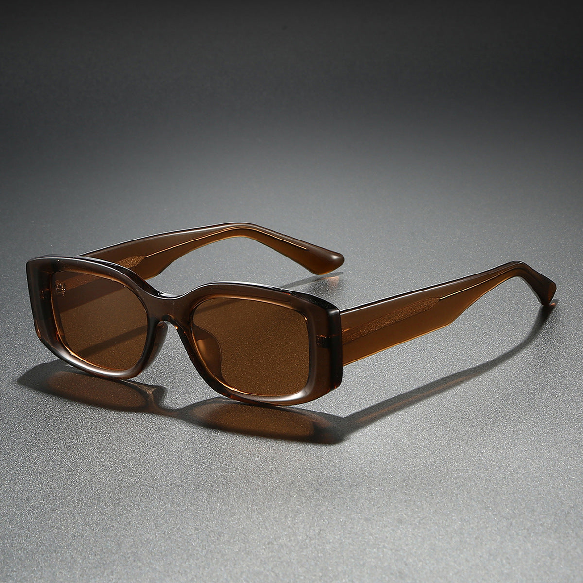 Damen modische Sonnenbrille im stylischen, eckigen Rahmen Brehn