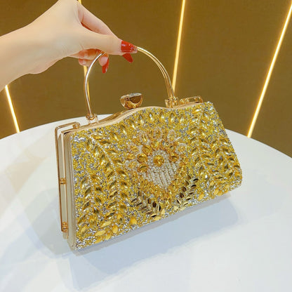 Kristallverzierte Abendhandtasche