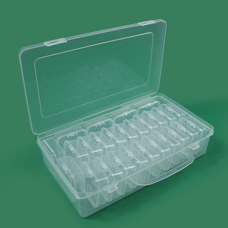 Klarer Mehrfach-Compartment Aufbewahrungsbox Brehn