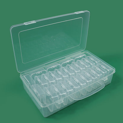 Klarer Mehrfach-Compartment Aufbewahrungsbox Brehn