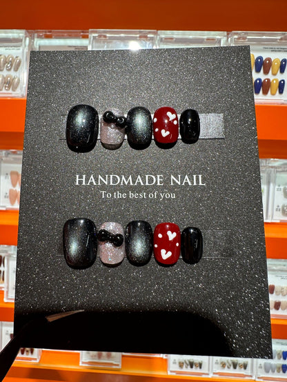 Künstlerisches Handgemachtes Press-On Nagelkunst Set
