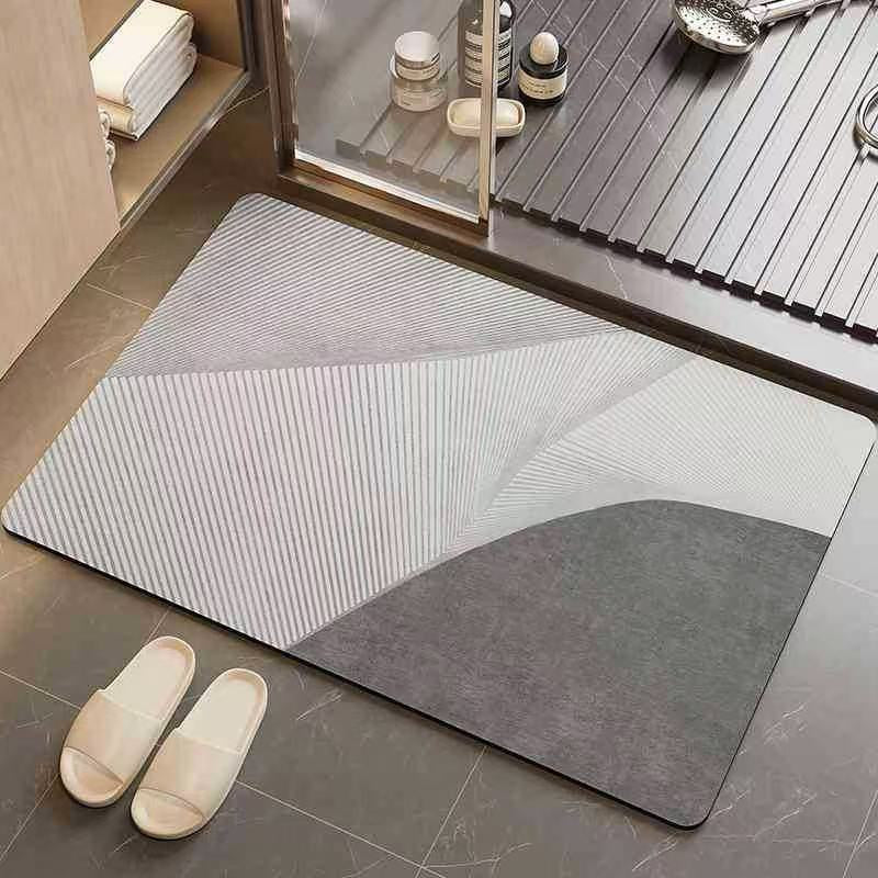 Geometrisches Muster Badezimmermatte Brehn