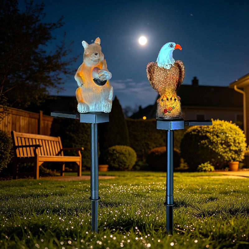 Willkommens-Vogelhaus-Solarwegestehlampe mit Dämmerungs-zu-Dämmerung-Sensor Brehn