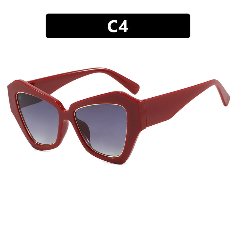 Damen trendy Cat-Eye Sonnenbrille mit elegantem Rahmen und UV-Schutz Brehn