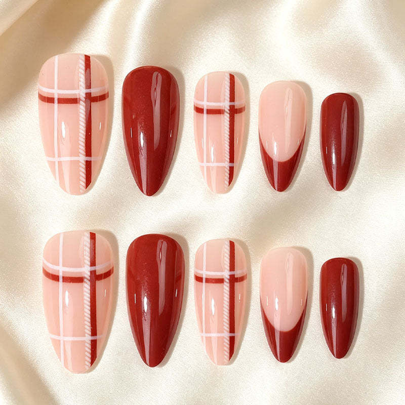 Elegante Glänzende Nagelspitzen Set Brehn