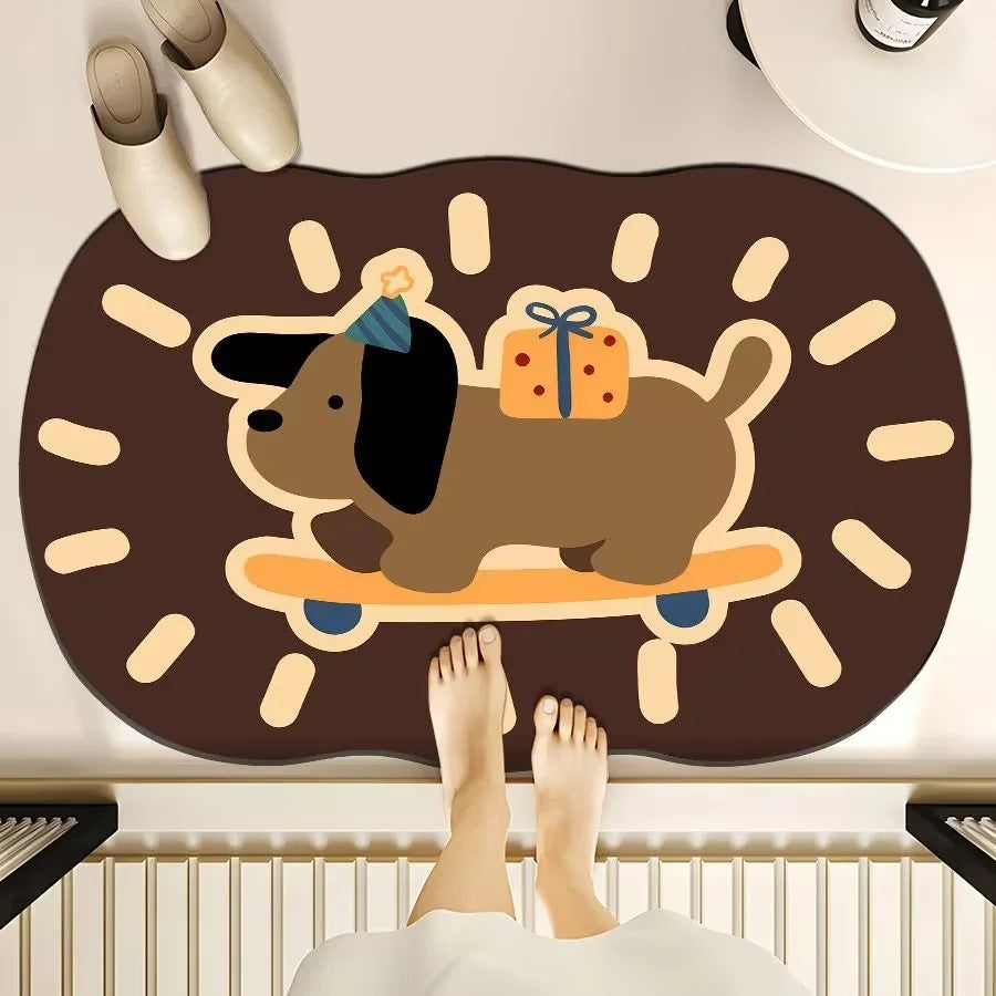 Süße Cartoon Bär Badmatte Brehn