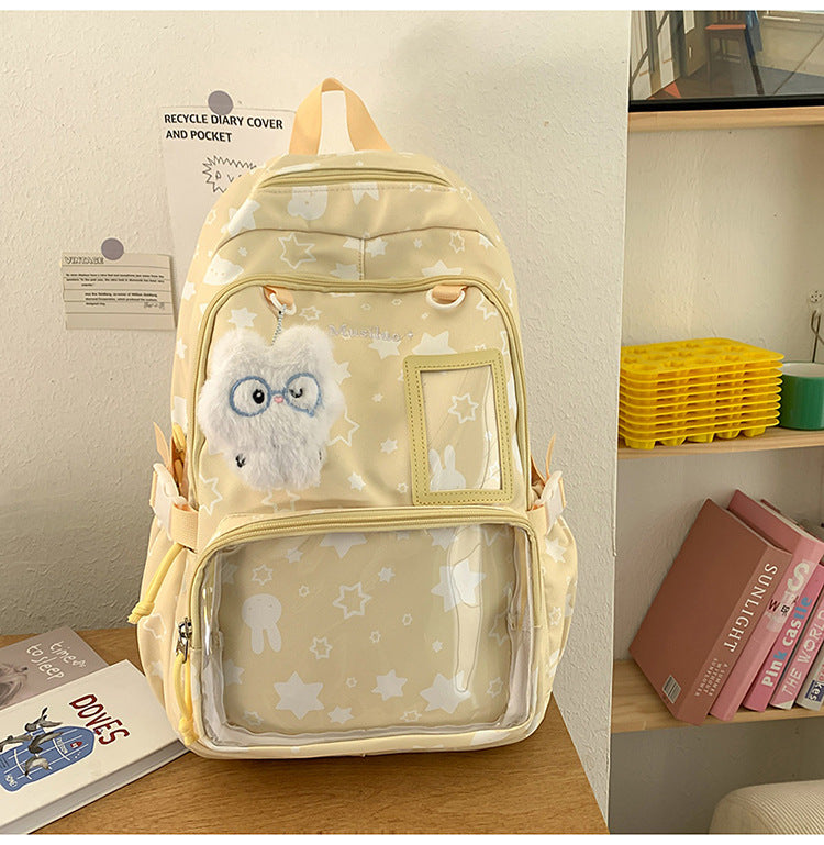 Niedlicher, von Charakteren inspirierter Schulranzen
