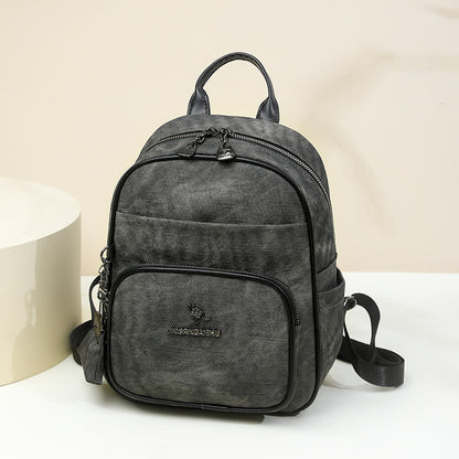 Vintage Leder Rucksack Brehn