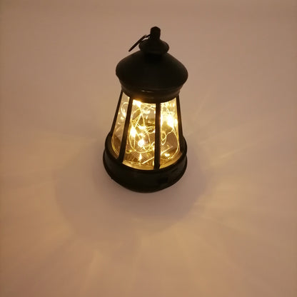 Tragbare dekorative LED-Laterne mit integrierten Feenlichtern und USB-wiederaufladbar Brehn