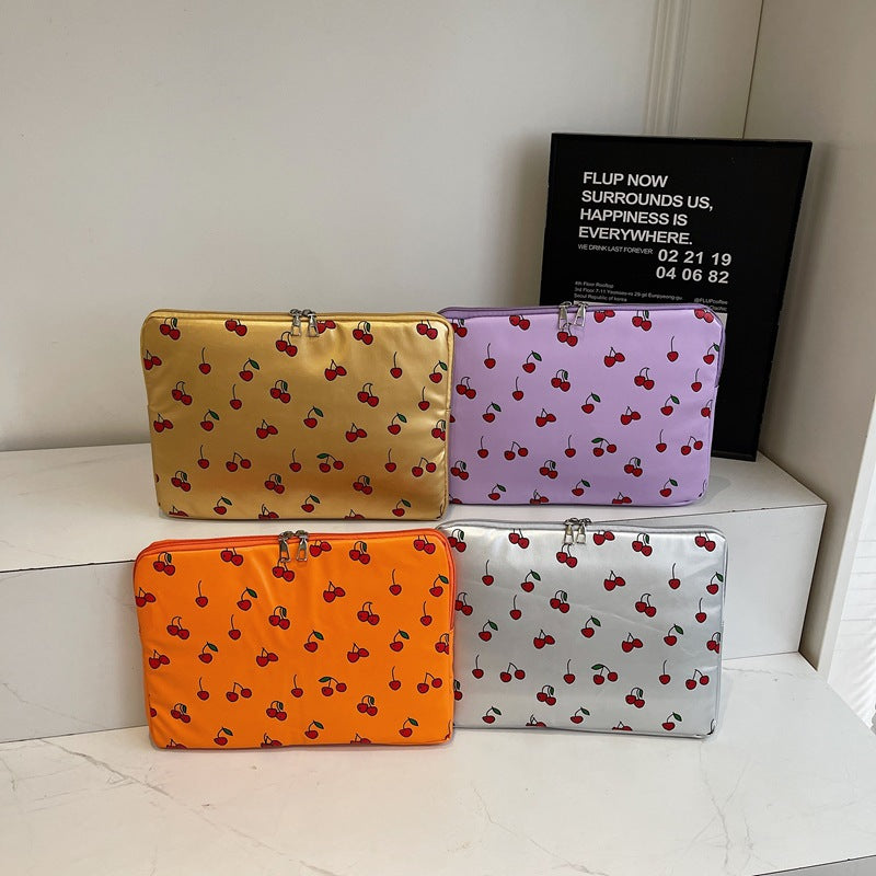Verspielte Kirschmotiv Laptop Sleeve Brehn