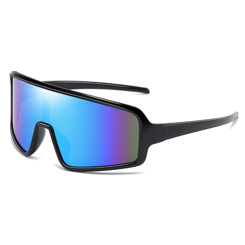 Damen Sportliche Rennsonnenbrille mit großem Sichtfeld und polarisierten Gläsern Brehn