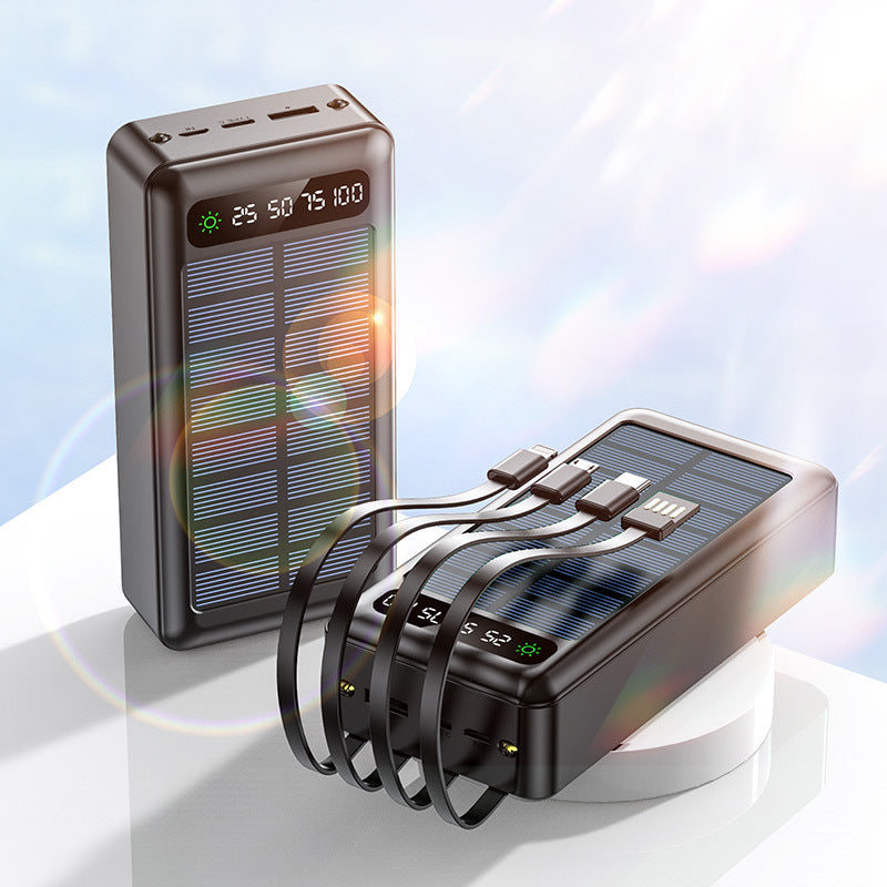 Solar-Powerbank mit Mehrfacher Schnellladefunktion Brehn