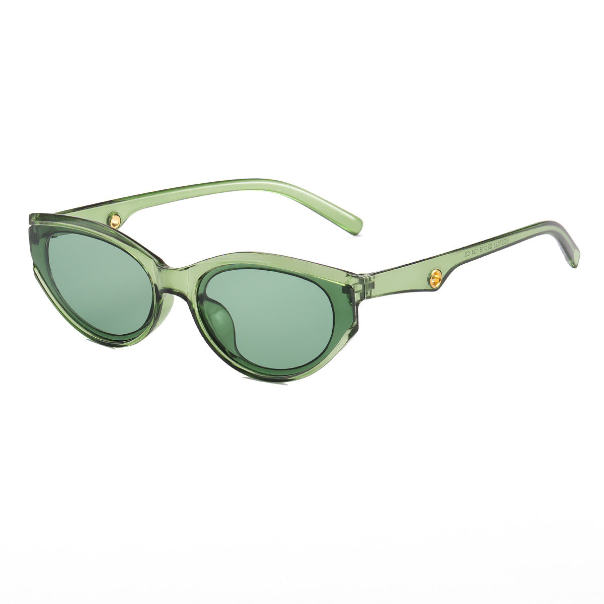 Damen Cat-Eye Sonnenbrille mit transparentem, modernem Design Brehn