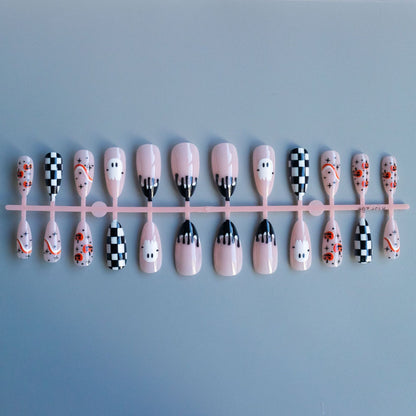 Kreatives Halloween-Themen Nagelkunst-Set