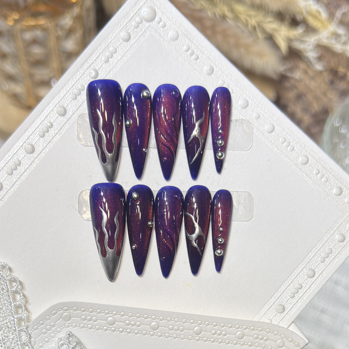 Wiederverwendbares Press-On Nagelset Brehn