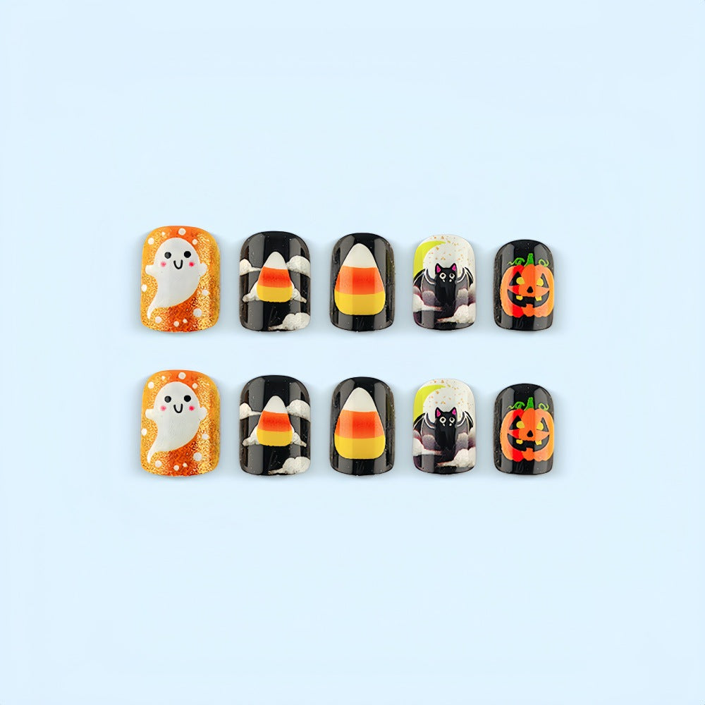 Kreatives Halloween Kunstnagelset Brehn