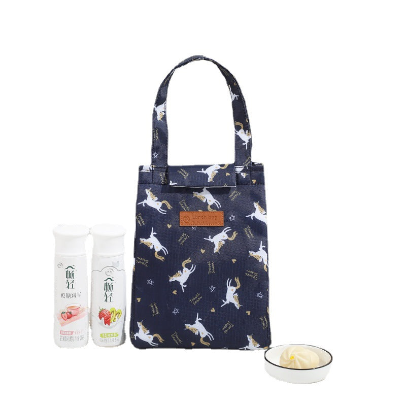 Blumenmuster Isolierter Lunch Tote Brehn