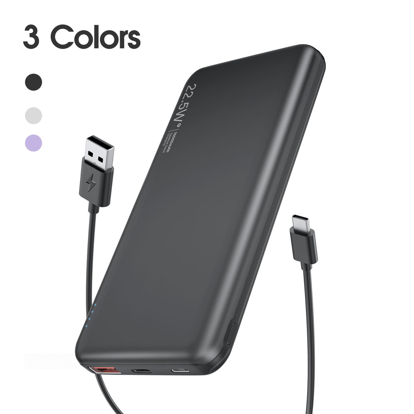 Tragbare Powerbank mit Hochgeschwindigkeitsladung und Mehreren Ladeanschlüssen Brehn
