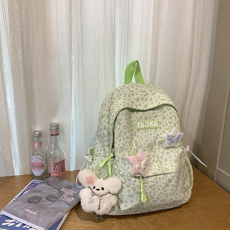 Niedlicher dekorativer trendiger Schulrucksack