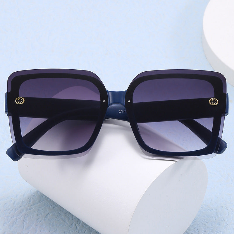 Damen oversized quadratische Sonnenbrille mit elegantem Rahmen Brehn