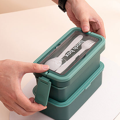 Stapelfähige Mehrfach-Lunchbox mit luftdichtem Verschluss