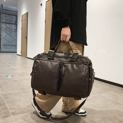 Multi-Funktionale Leder-Wochenendtasche Brehn