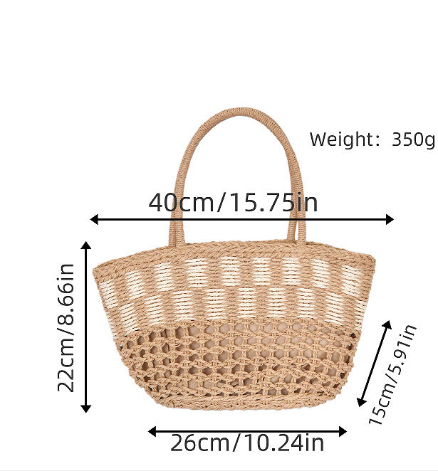 Großer Korb Shopper Brehn