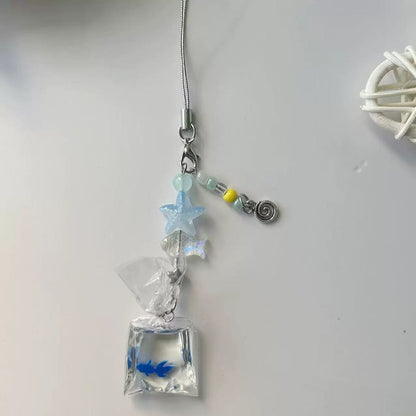 Dekorativer Goldfisch Charm Handy Lanyard Brehn