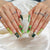 Kunstnagelset mit glamourosem Kristall- und floralem Design Brehn