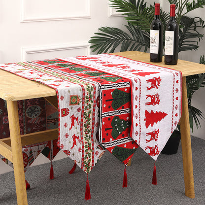 Weihnachts Tischläufer mit Rentier-Motiv Brehn