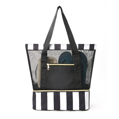 Strandtasche mit Durchlässigem Design und Großem Stauraum Brehn