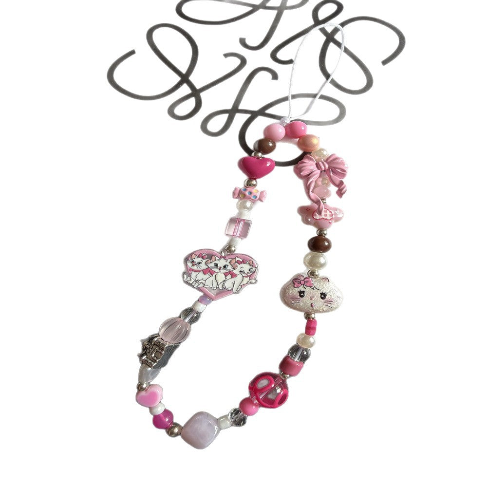 Niedliche Themen Perlen Charm Lanyard Brehn