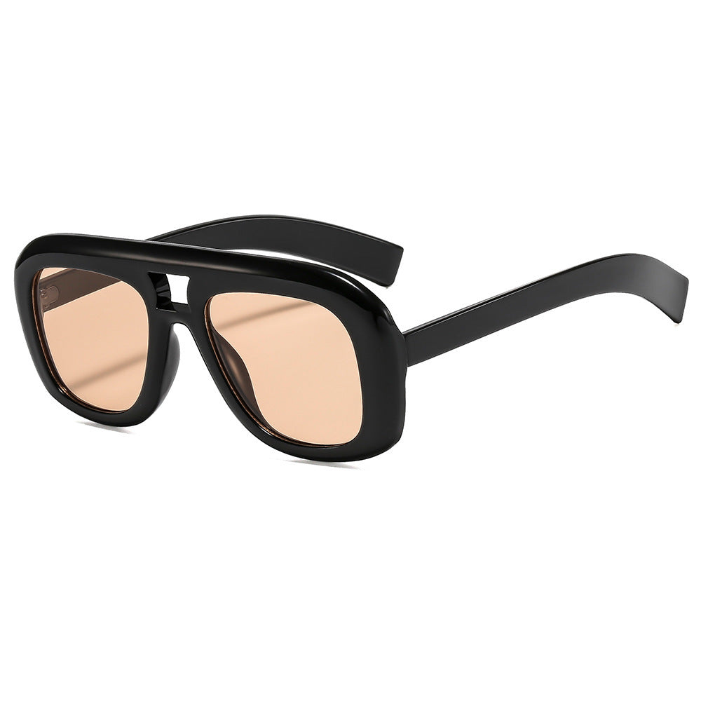 Übergroße moderne rechteckige Sonnenbrille Brehn